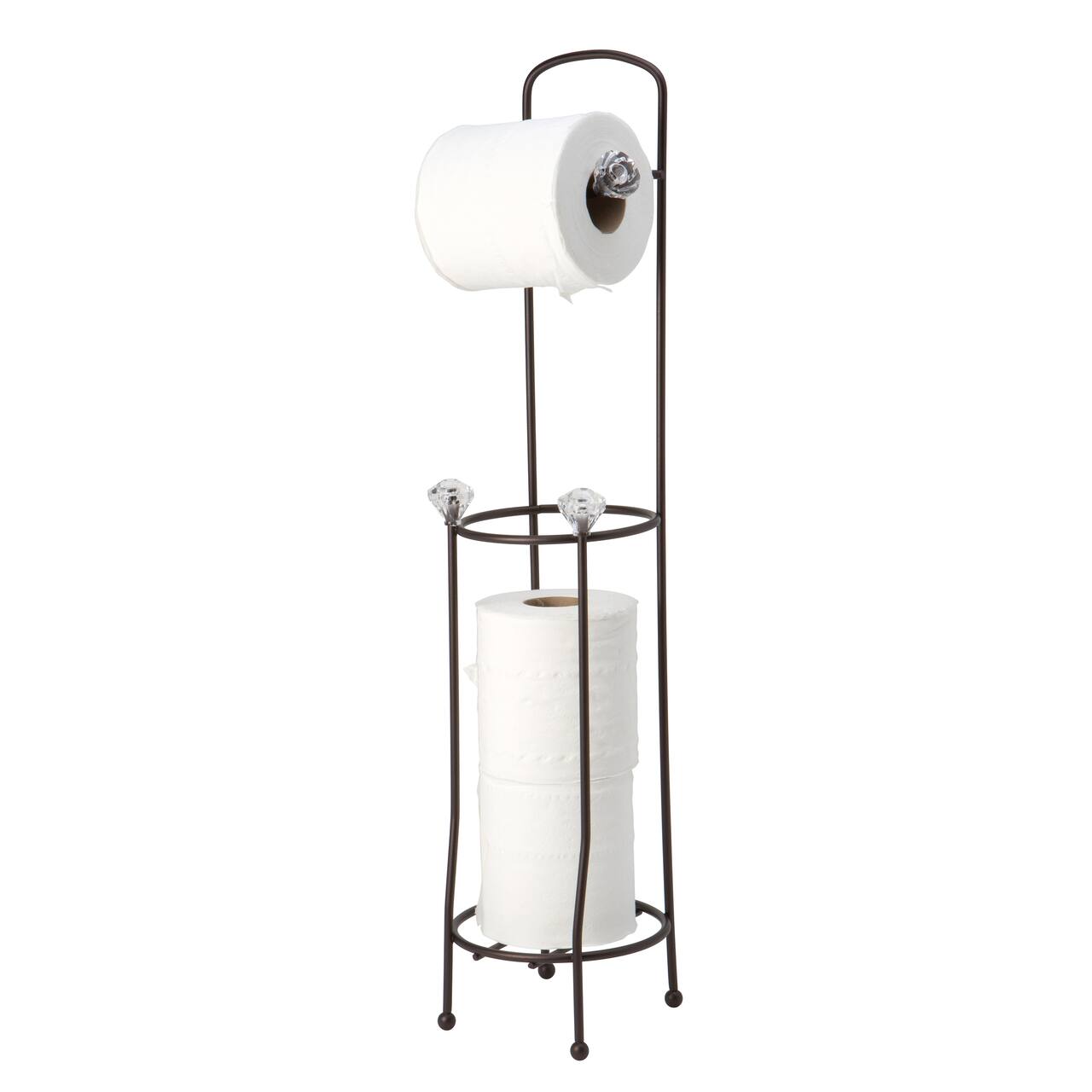 Bath Bliss Oil Rubbed Bronze Toilet Paper Organizer & Dispenser